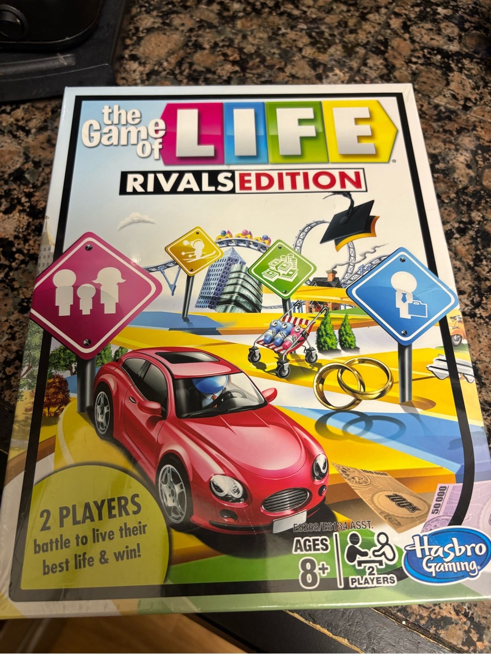 Hasbro The Game of Life Rivals Edition - Red